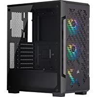 Los mejores  - Corsair iCUE 220T RGB Airflow- Semi-torre ATX Gaming con Cristal Templado Chasis - Negro